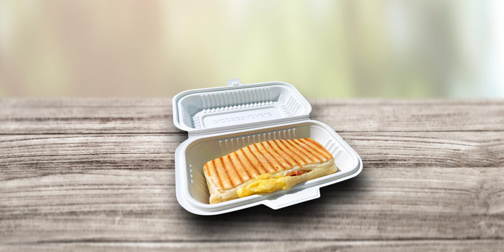 Биоразлагаемые эко одноразовые ланч-боксы из кукурузного крахмала